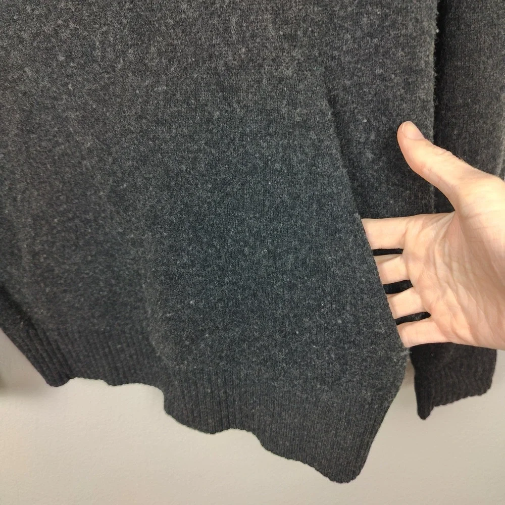 Everlane Felted Merino Hoodie Mens XS Charcoal Gray Pullover‎ Cozy Preppy